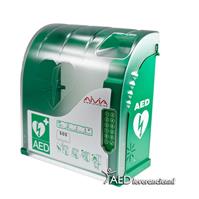 AIVIA 210 AED kast met alarm, verwarming en PIN (met AED-Partner logo)