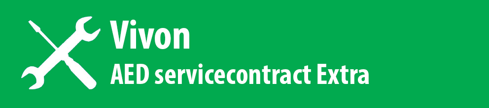 Vivon AED Service en onderhoud contract Extra